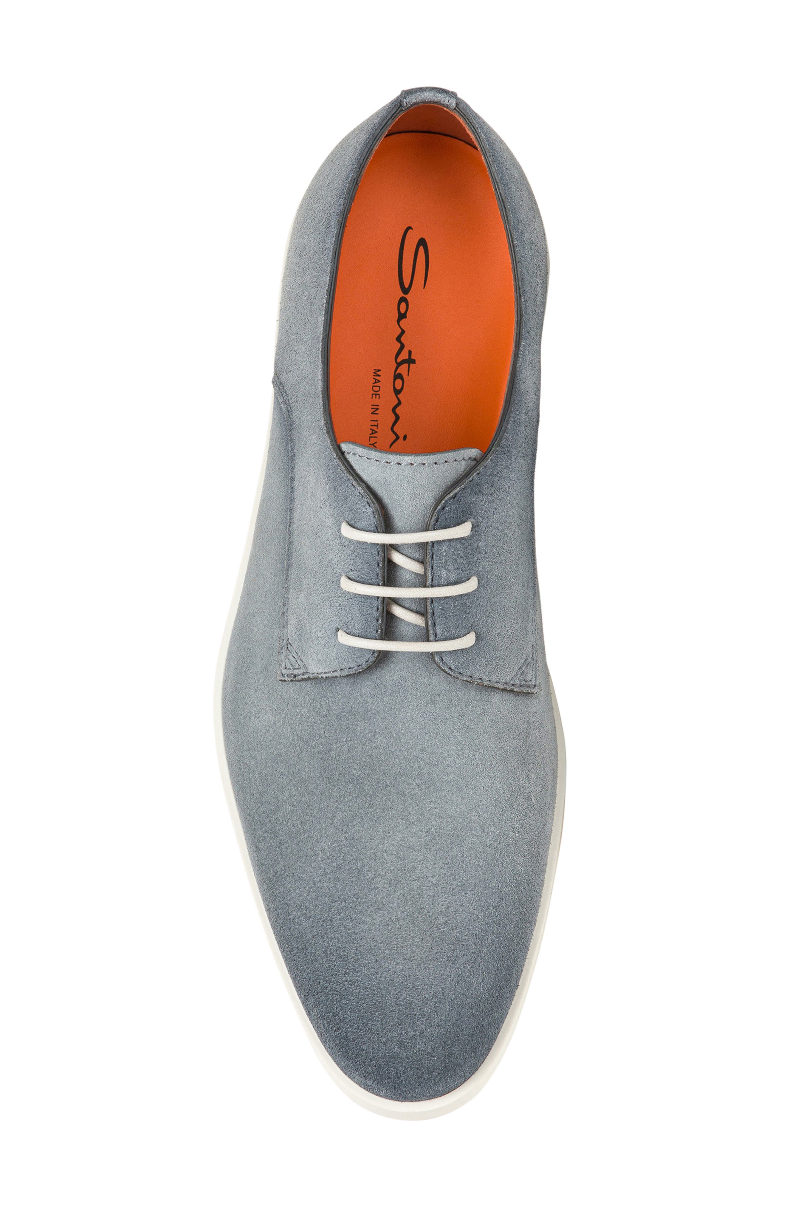 Santoni Dilate Derby, Alternate, color, Light Blue