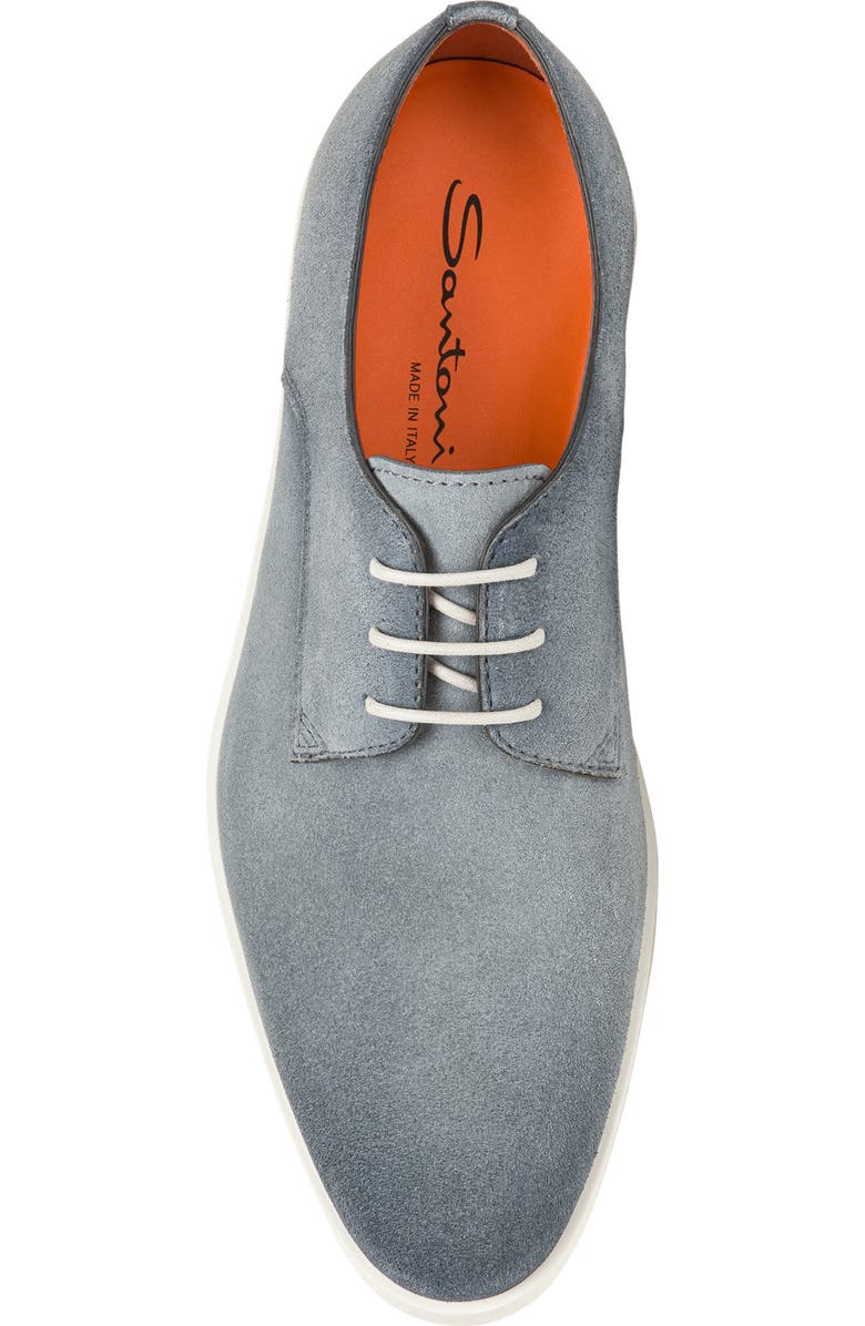 Santoni Dilate Derby, Alternate, color, Light Blue