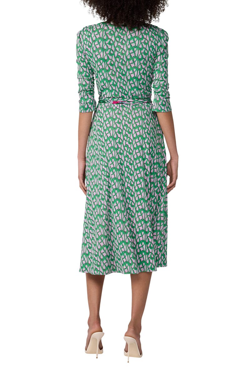 Diane von Furstenberg Carmen Reversible Mixed Print Jersey Wrap Dress, Alternate, color, Provence Gossip Pink