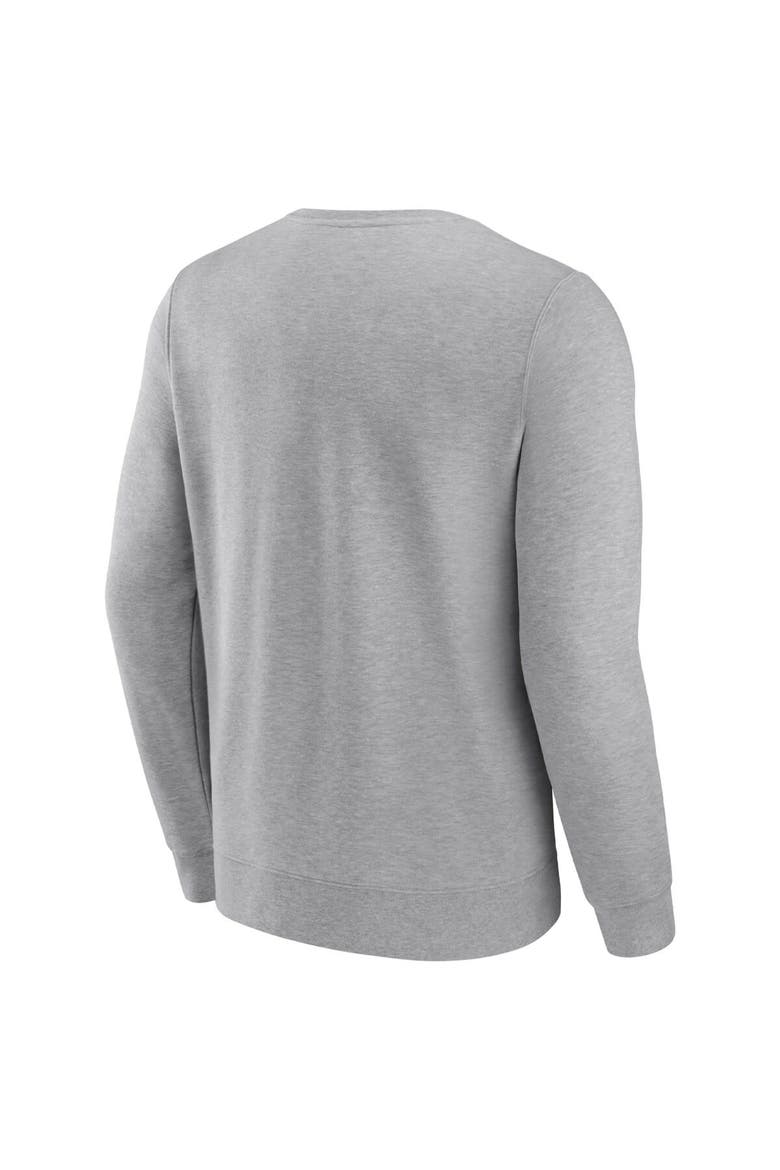 Men's Fanatics Heathered Charcoal Tampa Bay Buccaneers Playability Pullover Sweatshirt, Alternate, color, Heather Gray