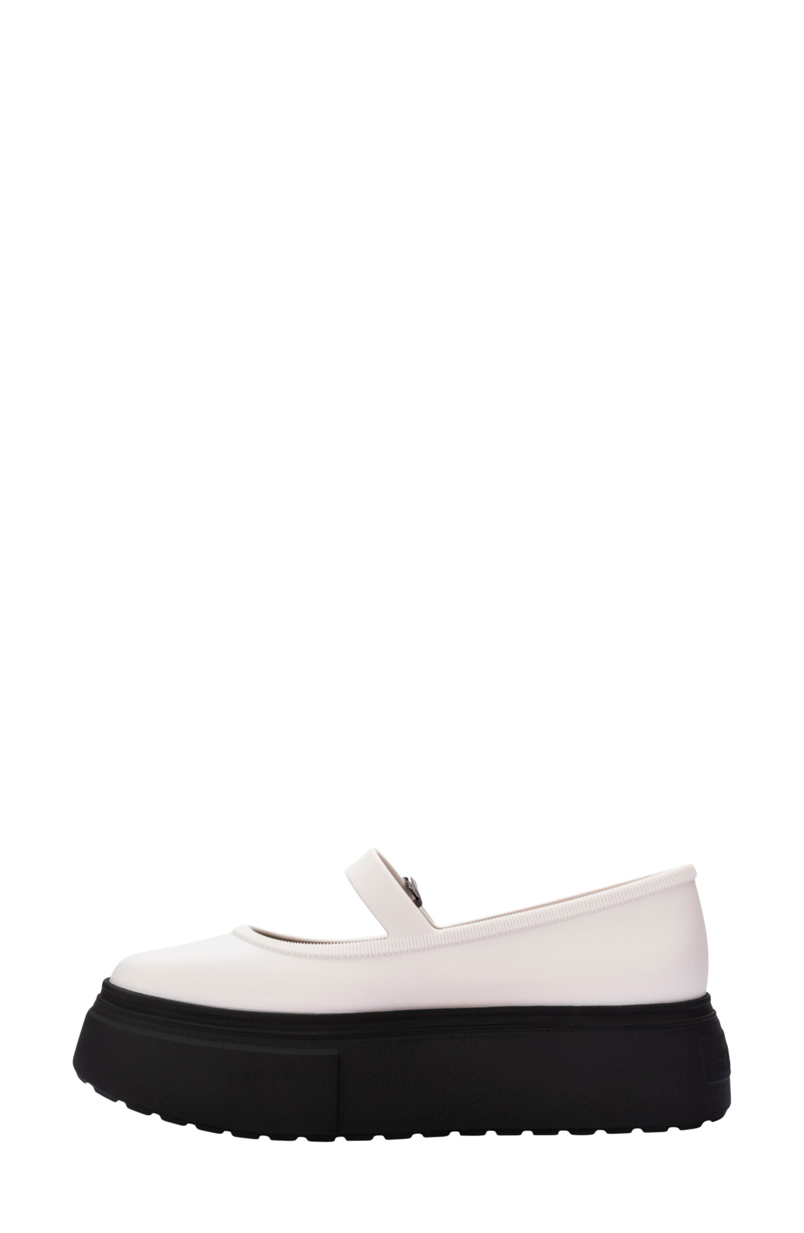 Soft Ballerina Platform Mary Jane, Alternate, color, BLACK/WHITE
