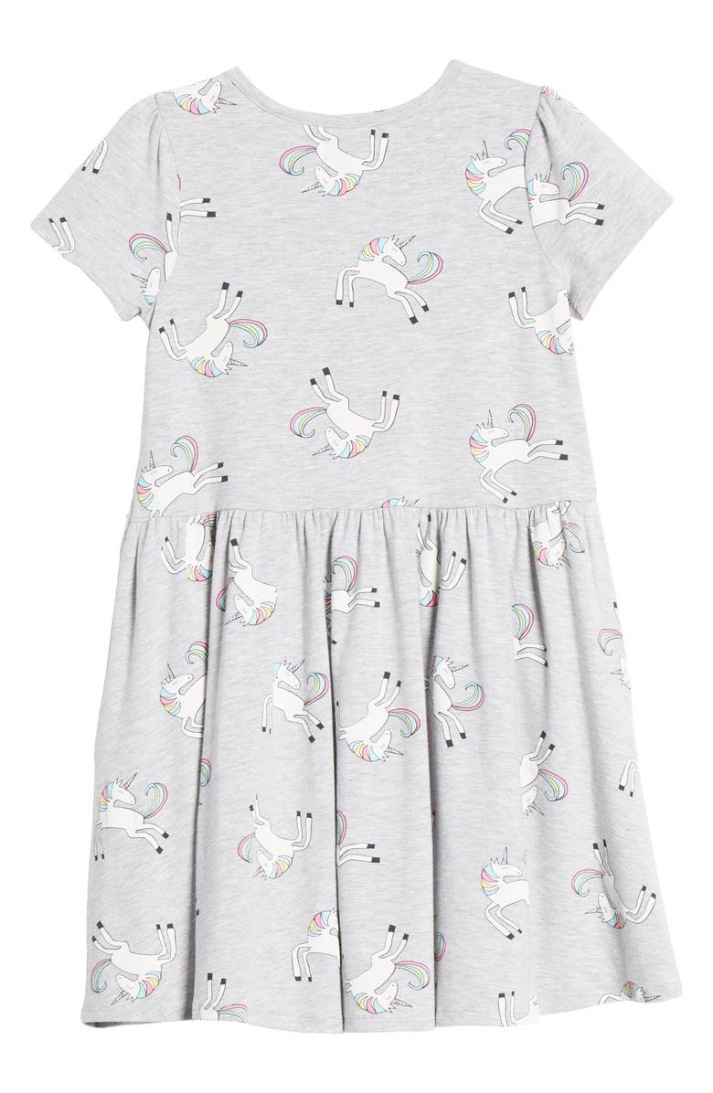 Tucker + Tate Kids' Print Short Sleeve Dress, Alternate, color, 