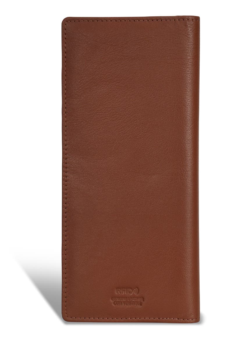Vertical Bifold Wallet, Alternate, color, BROWN
