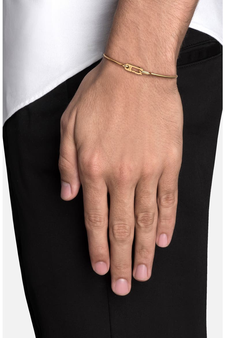 Men's Annex Cuff Bracelet, Alternate, color, GOLD VERMEIL POLISHED