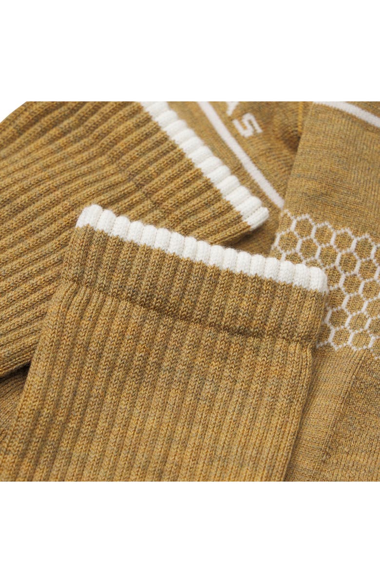 Bombas Merino Wool Blend Calf Socks, Alternate, color, Honey Brown