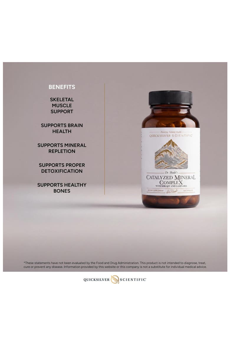 Dr. Shade's Catalyzed Mineral Complex Shilajit and Laminaria Supplement, Alternate, color, None