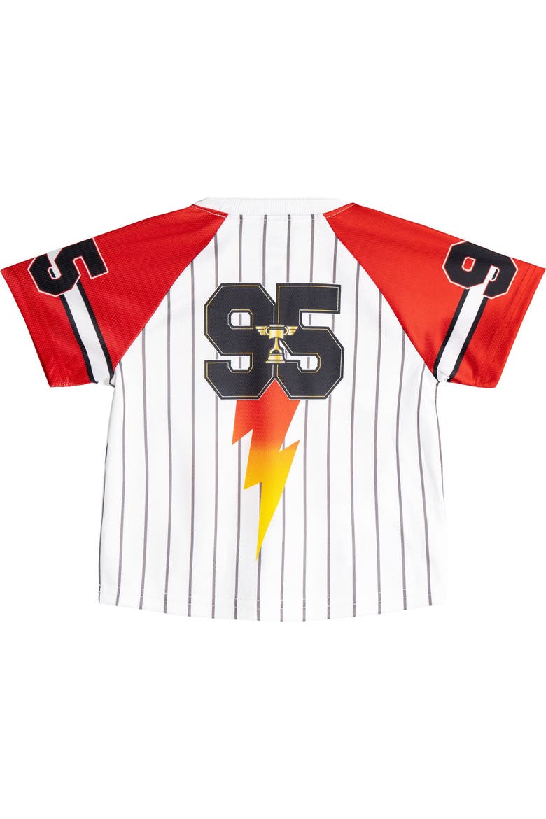 Cars Lightning McQueen 2-Piece Baseball Jersey and Shorts Set, Alternate, color, McQueen White Black