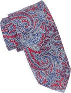 David Donahue Paisley Silk Tie