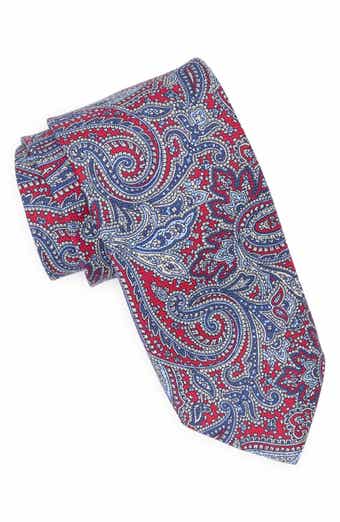 David Donahue Paisley Silk Tie