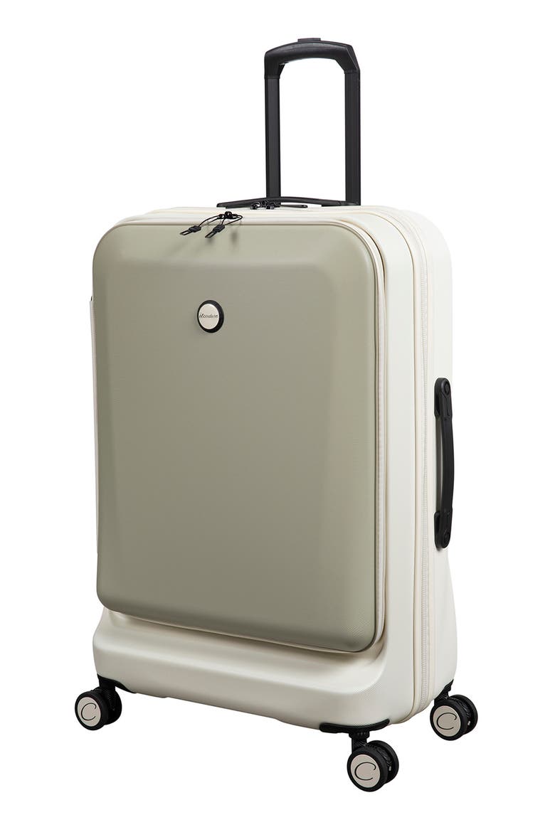 Luminita 28-Inch Hardshell Spinner Suitcase, Main, color, WHITE / EUCALYPTUS