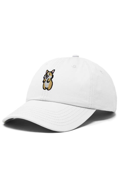 DALIX DALIX LEAPING CORGI EMBROIDERED CAP 