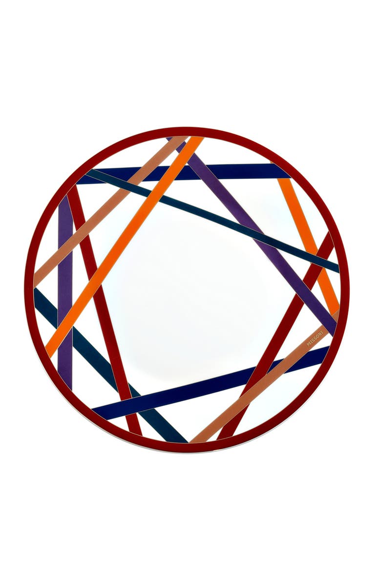 Charger Plate NASTRI  Multicolor diam. 12.5", Main, color, Multicolor