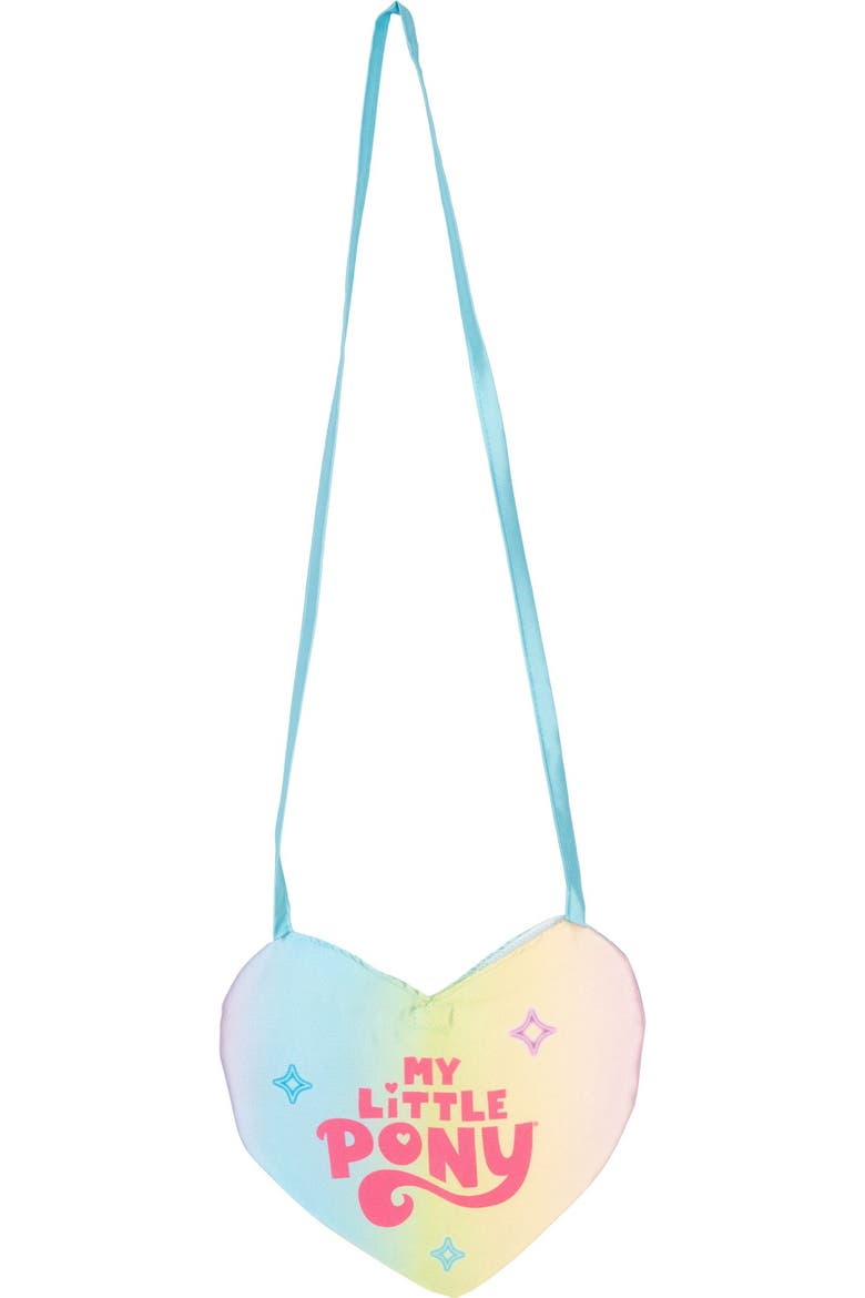 Satin Skirt and Top Set with Bag, Alternate, color, Pink Light Blue
