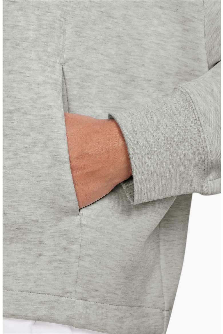 Sportswear Oversize Tech Fleece Hoodie, Alternate, color, LIGHT GREY HEATHER/ BLACK