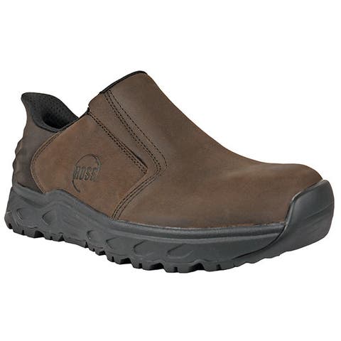 HOSS McKee Soft Toe Slip On Work Shoe