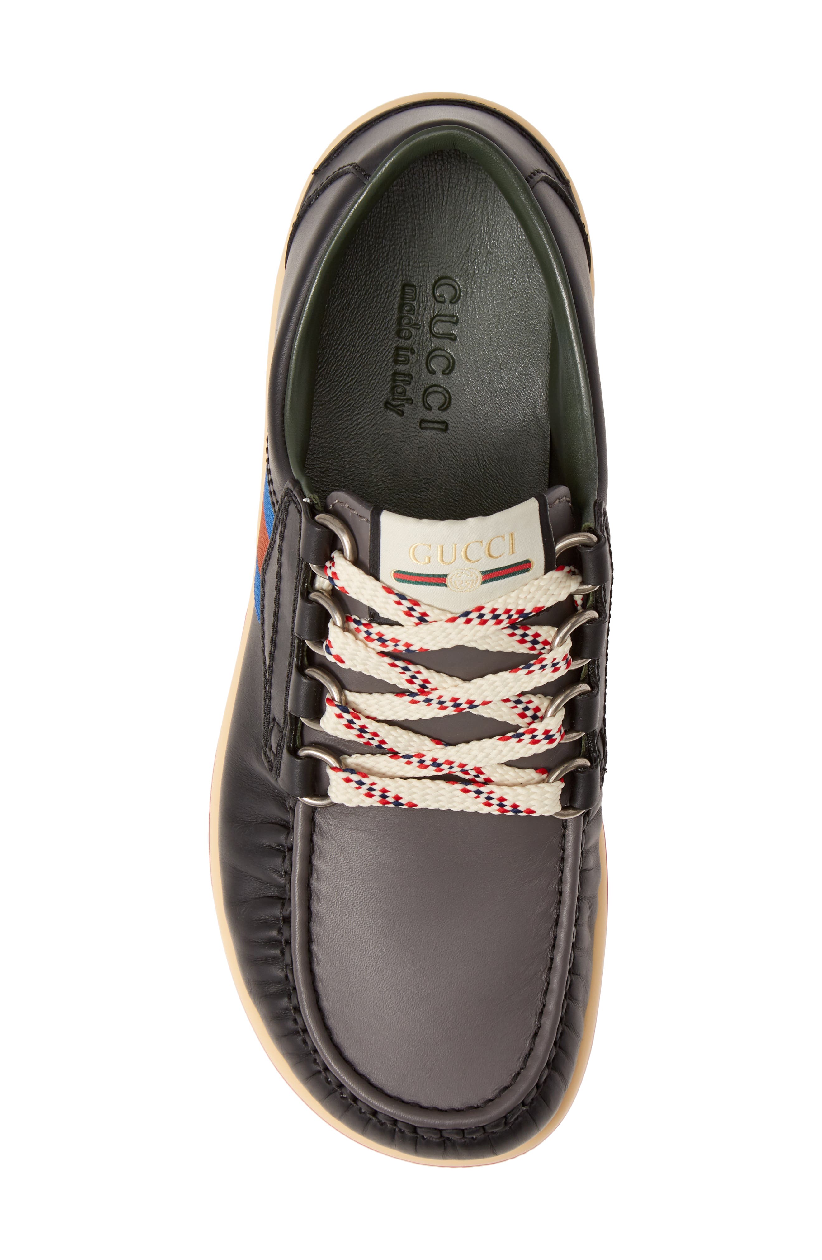 Gucci Boat Shoe, Alternate, color, 