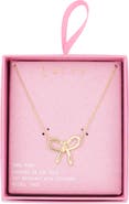 Leith Bow Pendant Necklace