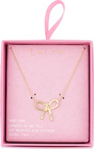 Leith Bow Pendant Necklace