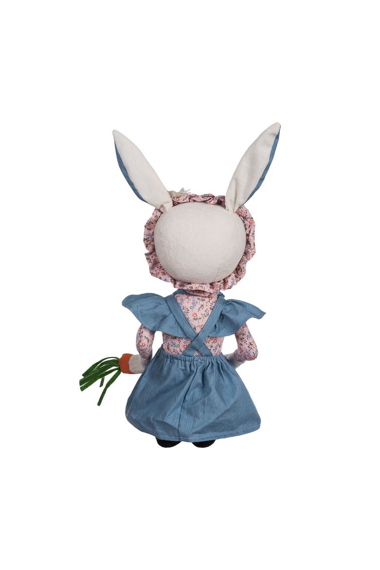 Babble Bunny Spring Joe Spencer Gathered Traditions Figurine 19", Alternate, color, Pink