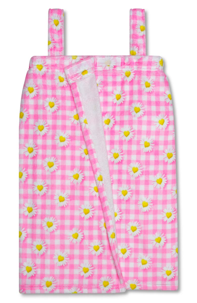 Iscream Kids' Daisy Love Spa Wrap, Alternate, color, Pink Multi