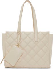 Vince Camuto Barry Quilted Leather Tote