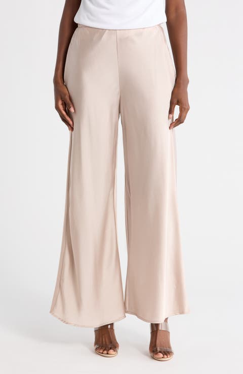 Satin Wide Leg Pants
