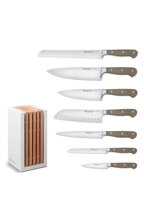 Classic 8-Piece Designer Knife Block Set