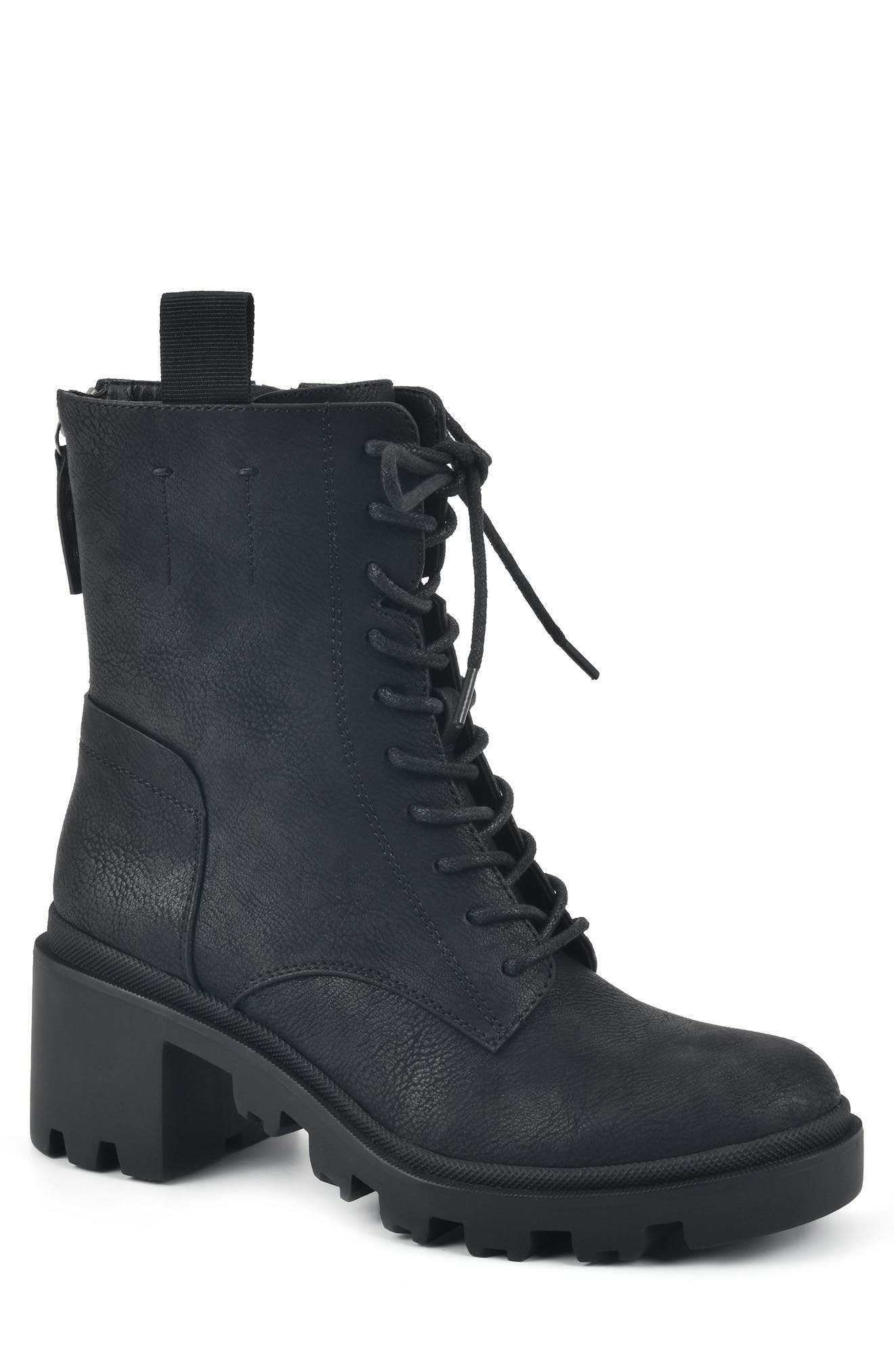 SEVEN DIALS Combustion Chunky Heel Combat Boot (Women) | Nordstromrack
