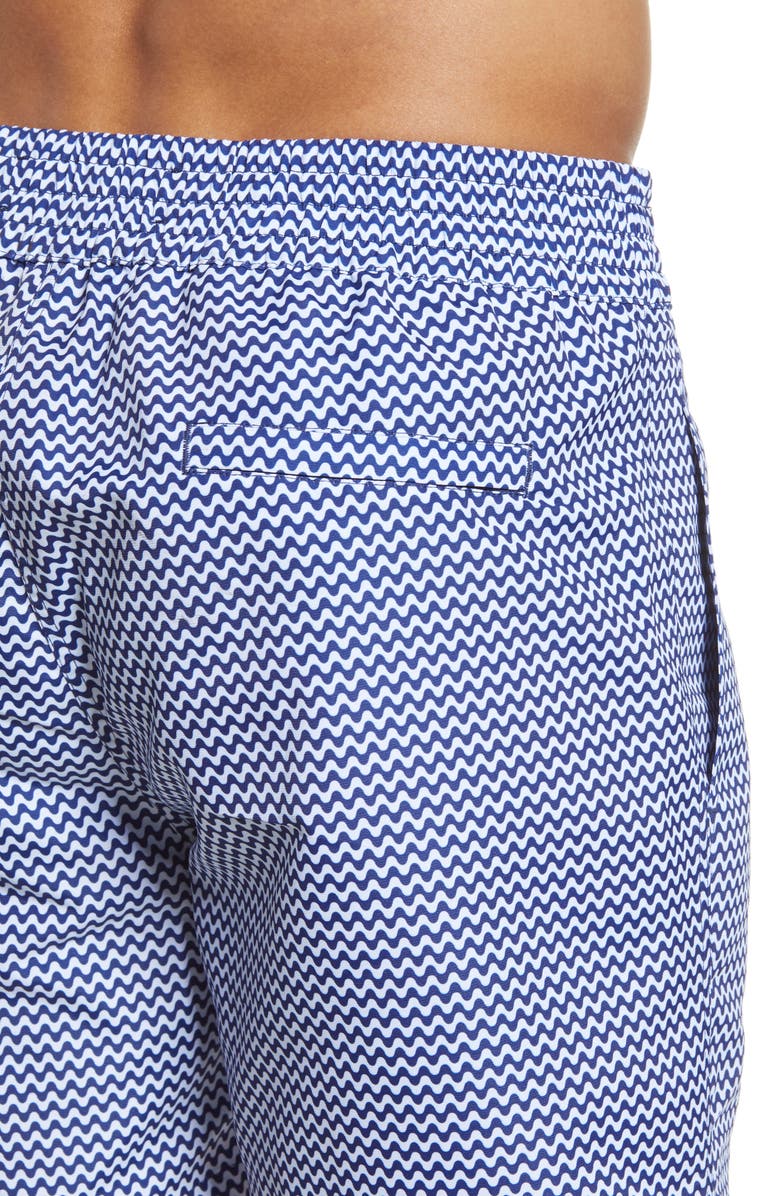 Frescobol Carioca Copacabana Classic Swim Shorts, Alternate, color, Navy Blue