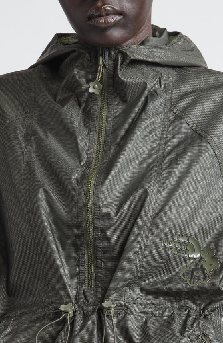 Cecilie Bahnsen x The North Face Wind Pullover Jacket, Alternate, color, Forest Night Green