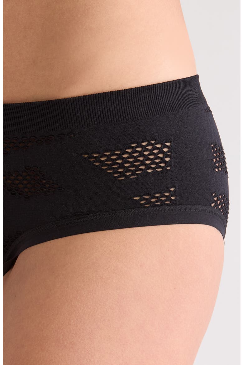 Midnight Hipster Panties, Alternate, color, BLACK