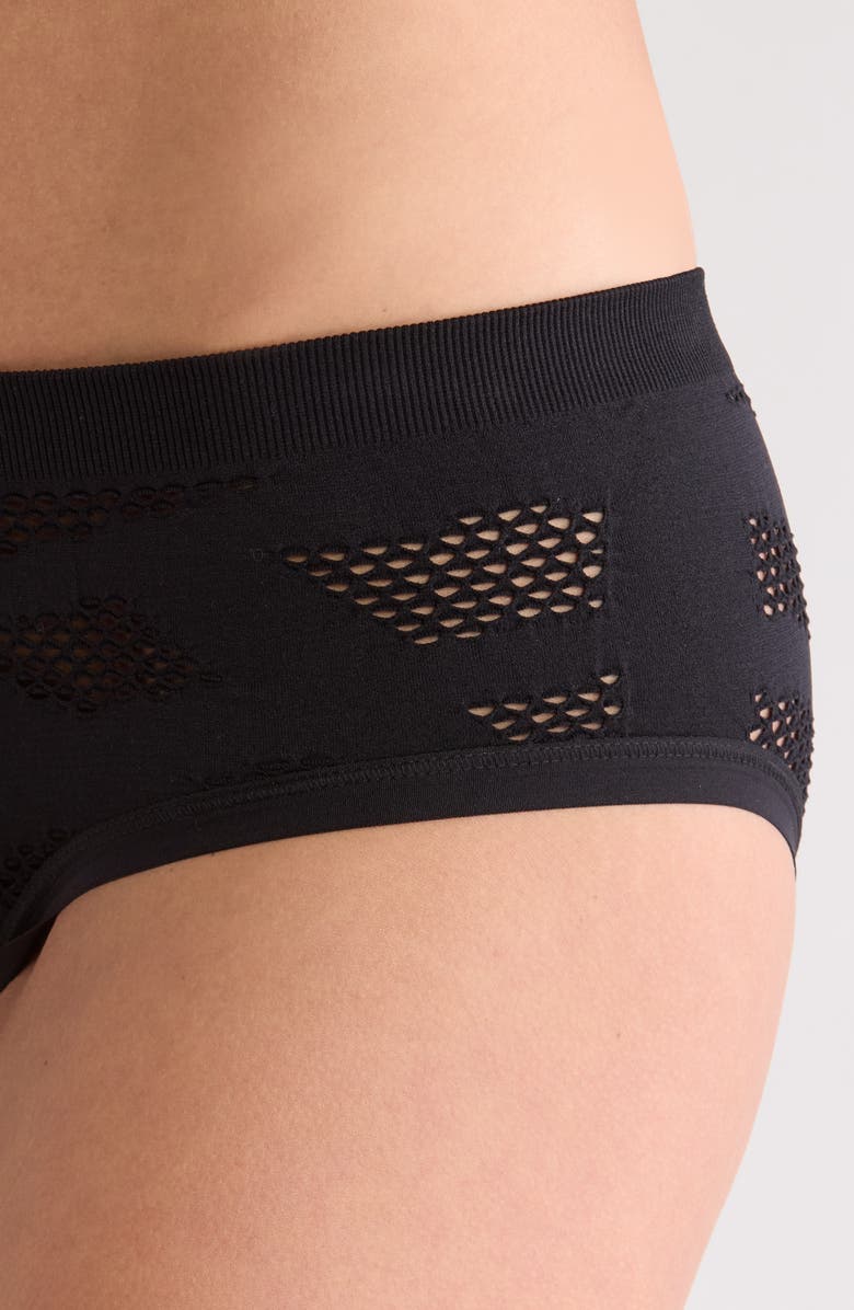 Hauty Midnight Hipster Panties, Alternate, color, Black