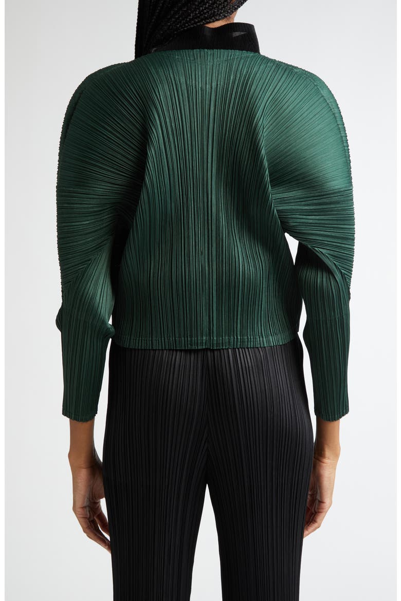 Pleats Please Issey Miyake Monthly Colors October Pleated Cardigan