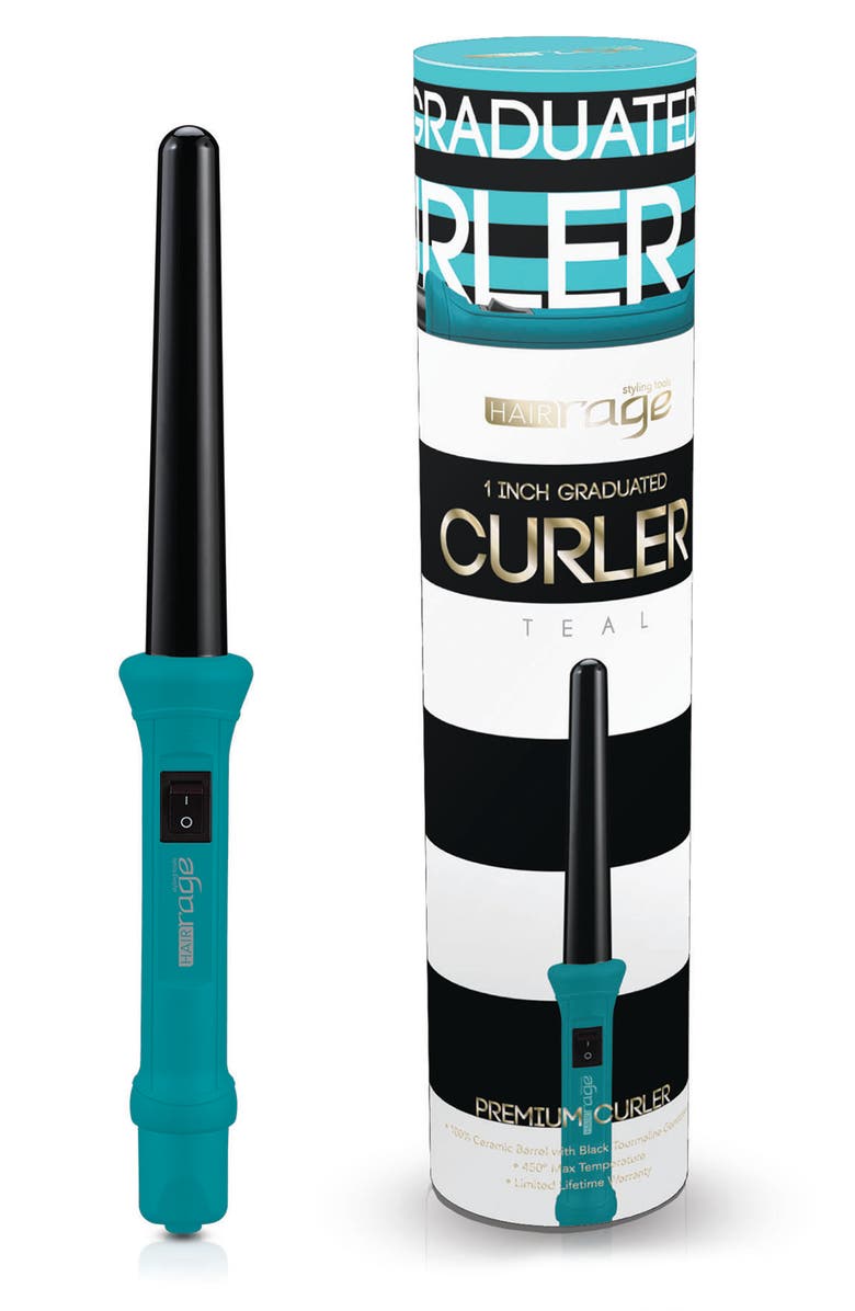 CORTEX BEAUTY Hair Rage Premium Curlers - Turquoise, Main, color,