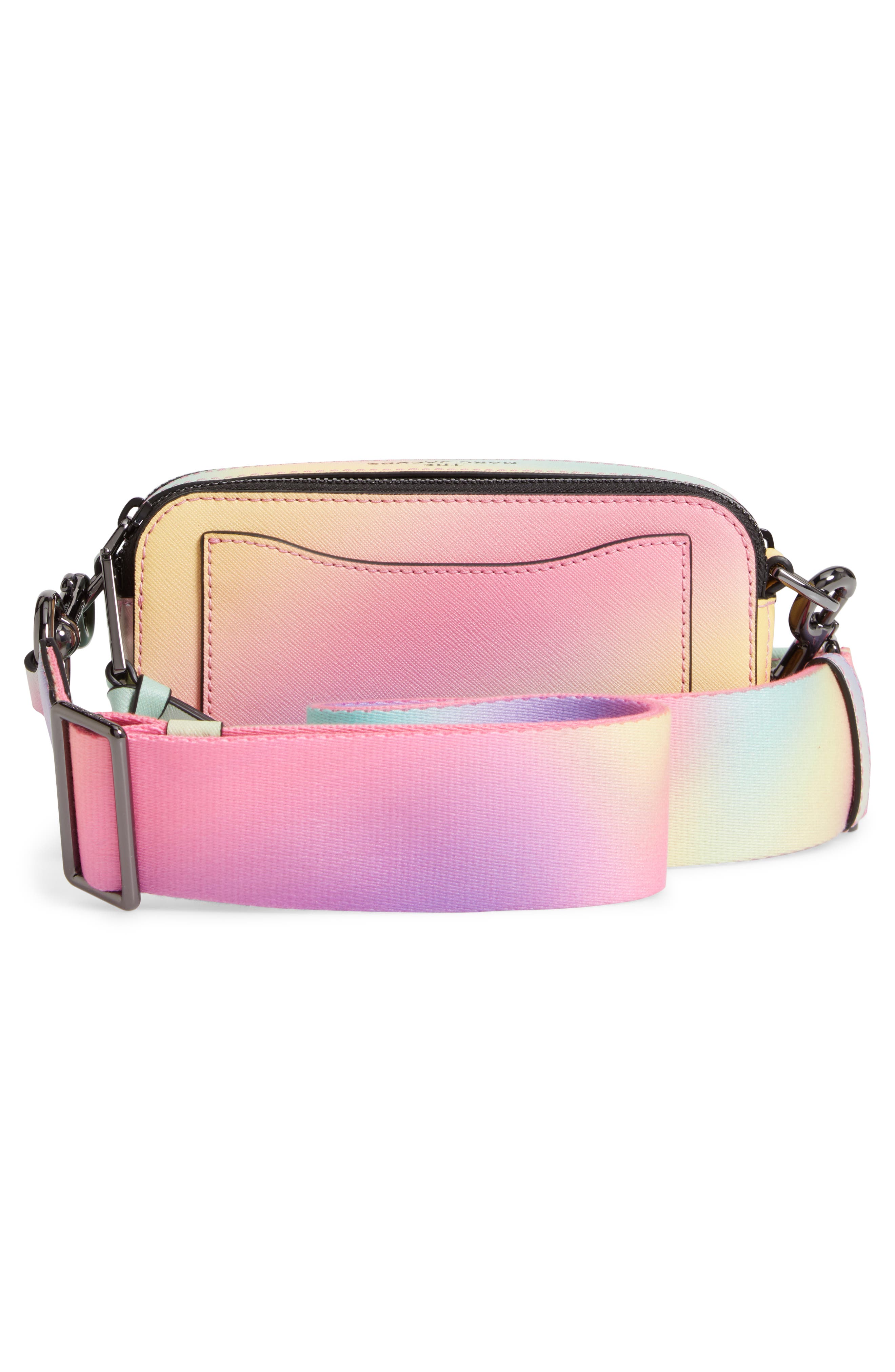 Marc Jacobs THE MARC JACOBS Snapshot Airbrushed Leather Crossbody Bag, Alternate, color, 
