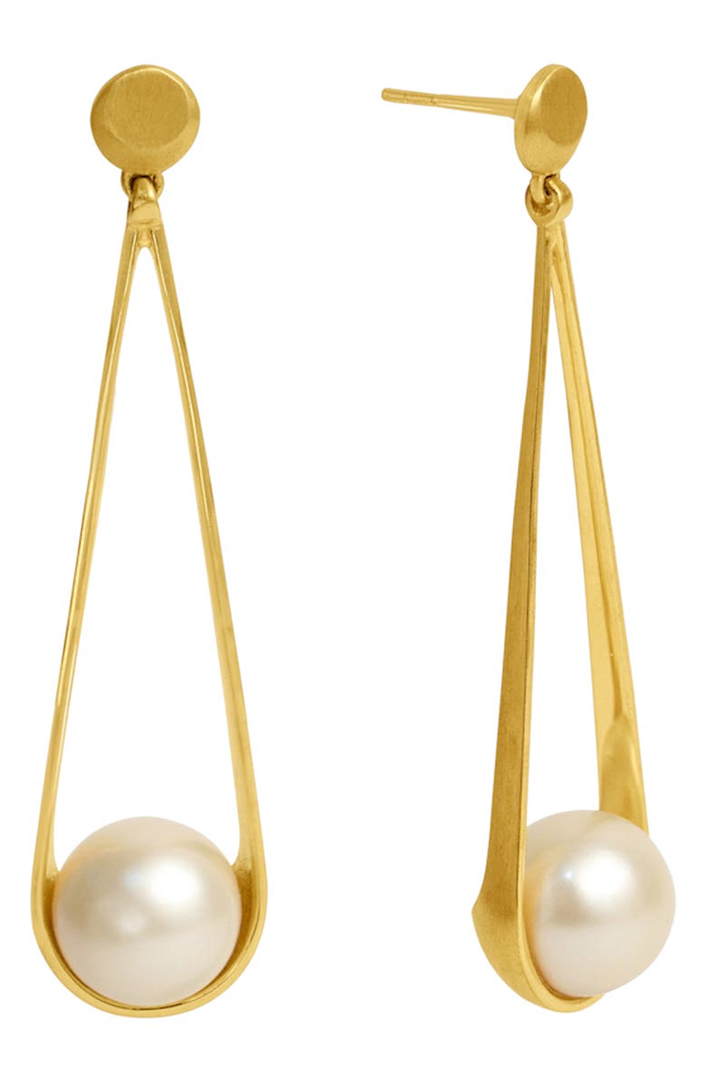 Dean Davidson Ipanema Drop Earrings, Alternate, color, Pearl/ Gold