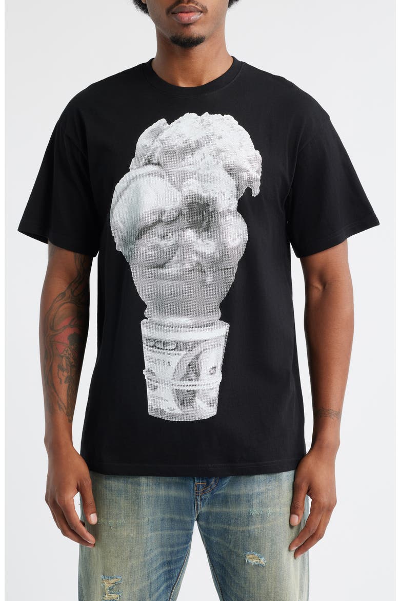 Cobra Graphic T-Shirt, Main, color, BLACK
