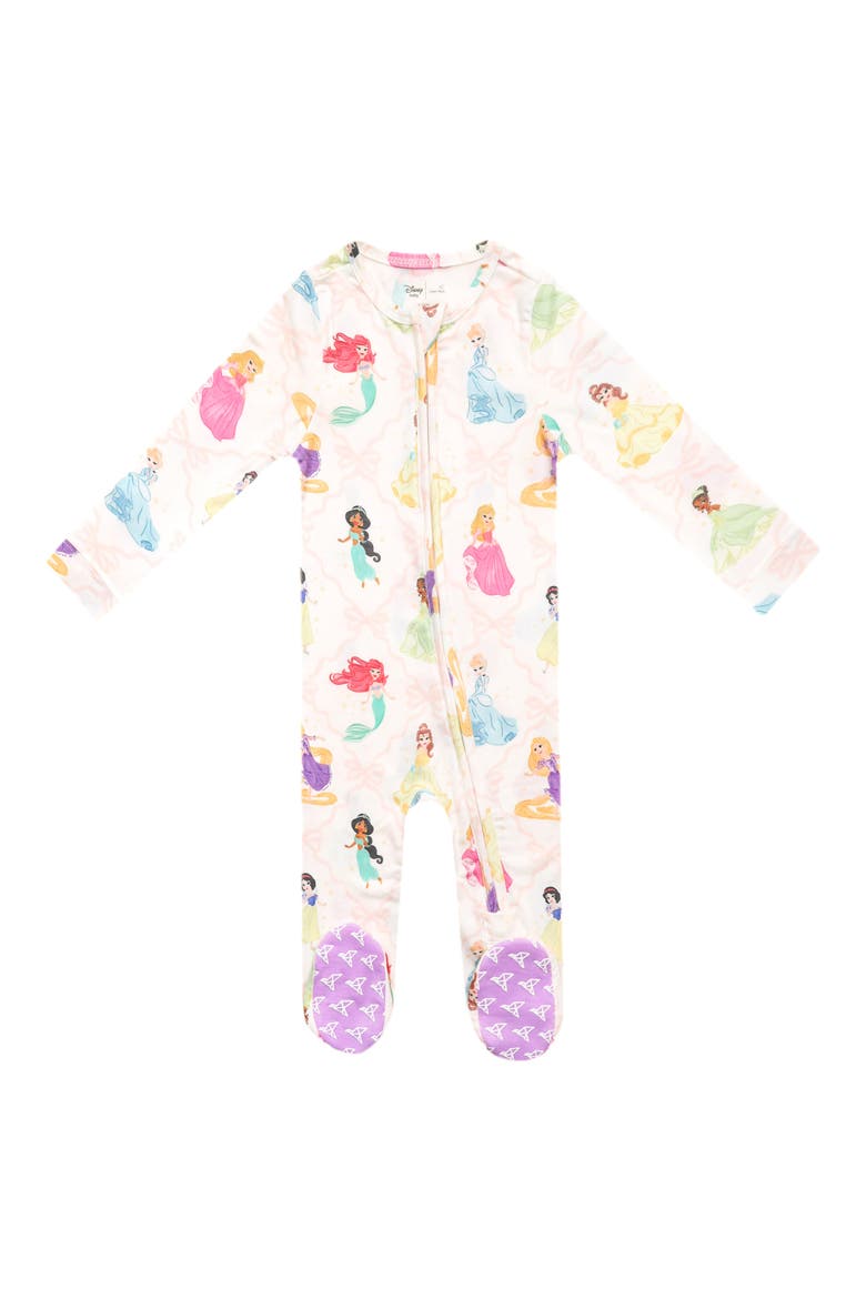 Disney Princess Zip Footie, Main, color, DISNEY PRINCESS