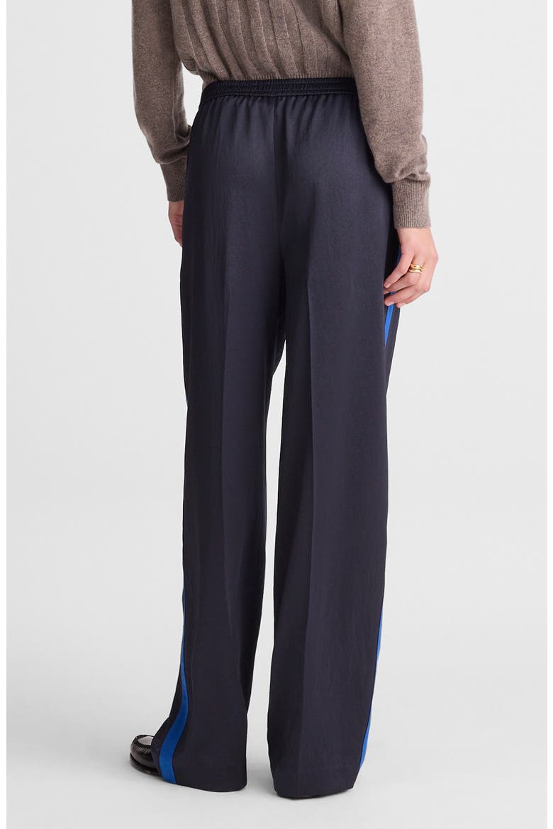 The Easy Pull-On Satin Track Pant, Alternate, color, CLASSIC NAVY