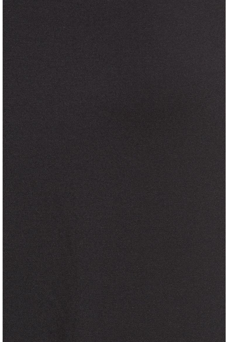 Francoise Stretch Jersey Top, Alternate, color, BLACK