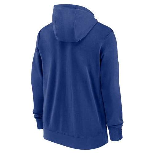 Nike Royal New York Mets Knockout Script Full-zip Hoodie In Royal