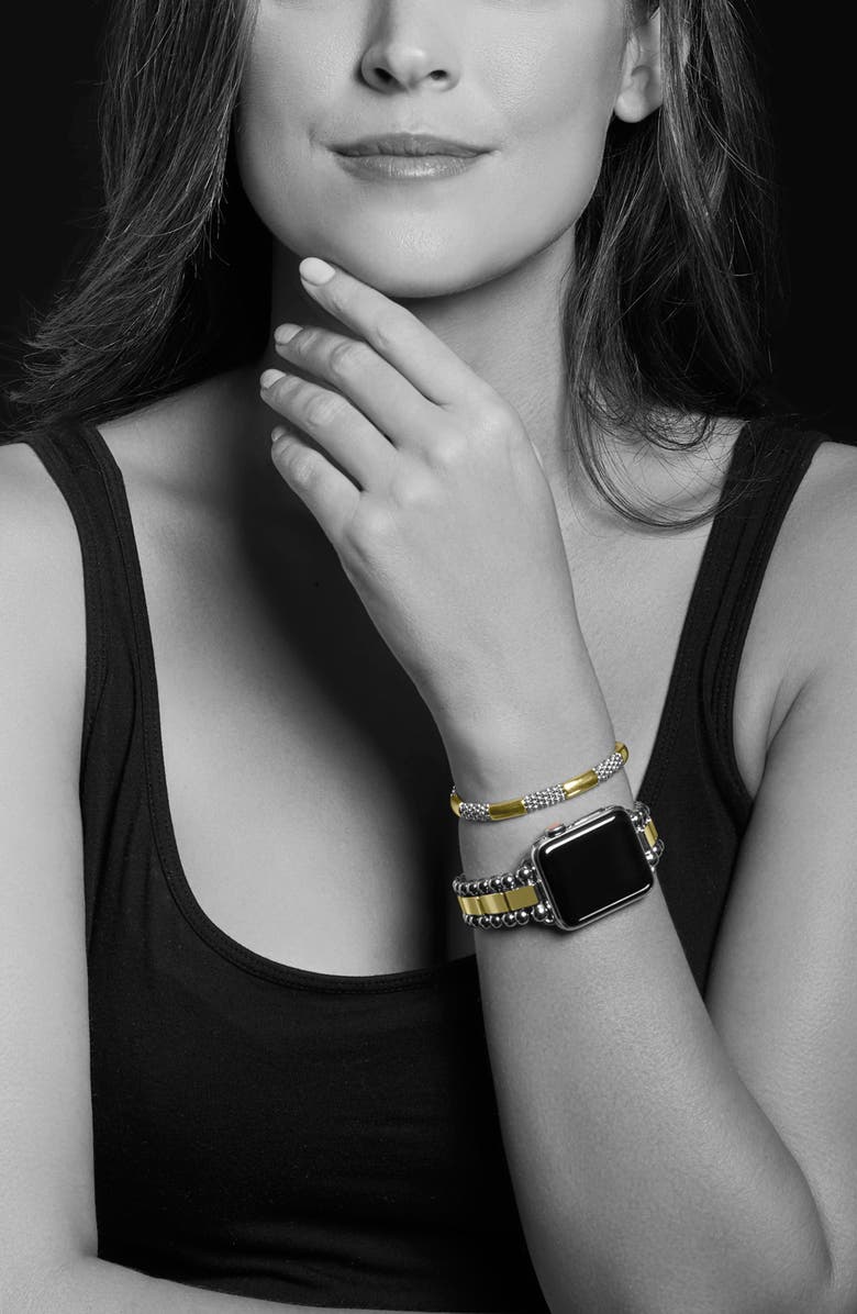 LAGOS Smart Caviar Apple Watch<sup>®</sup> Watchband & Bracelet Set, Alternate, color, 