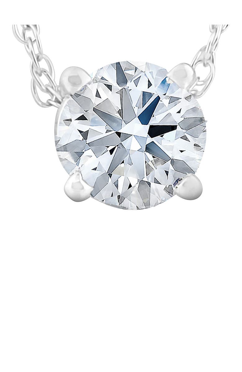 Bliss Diamond 1/4 Ct Diamond Solitaire Pendant 14k Gold Lab Grown IGI Certified, Main, color,