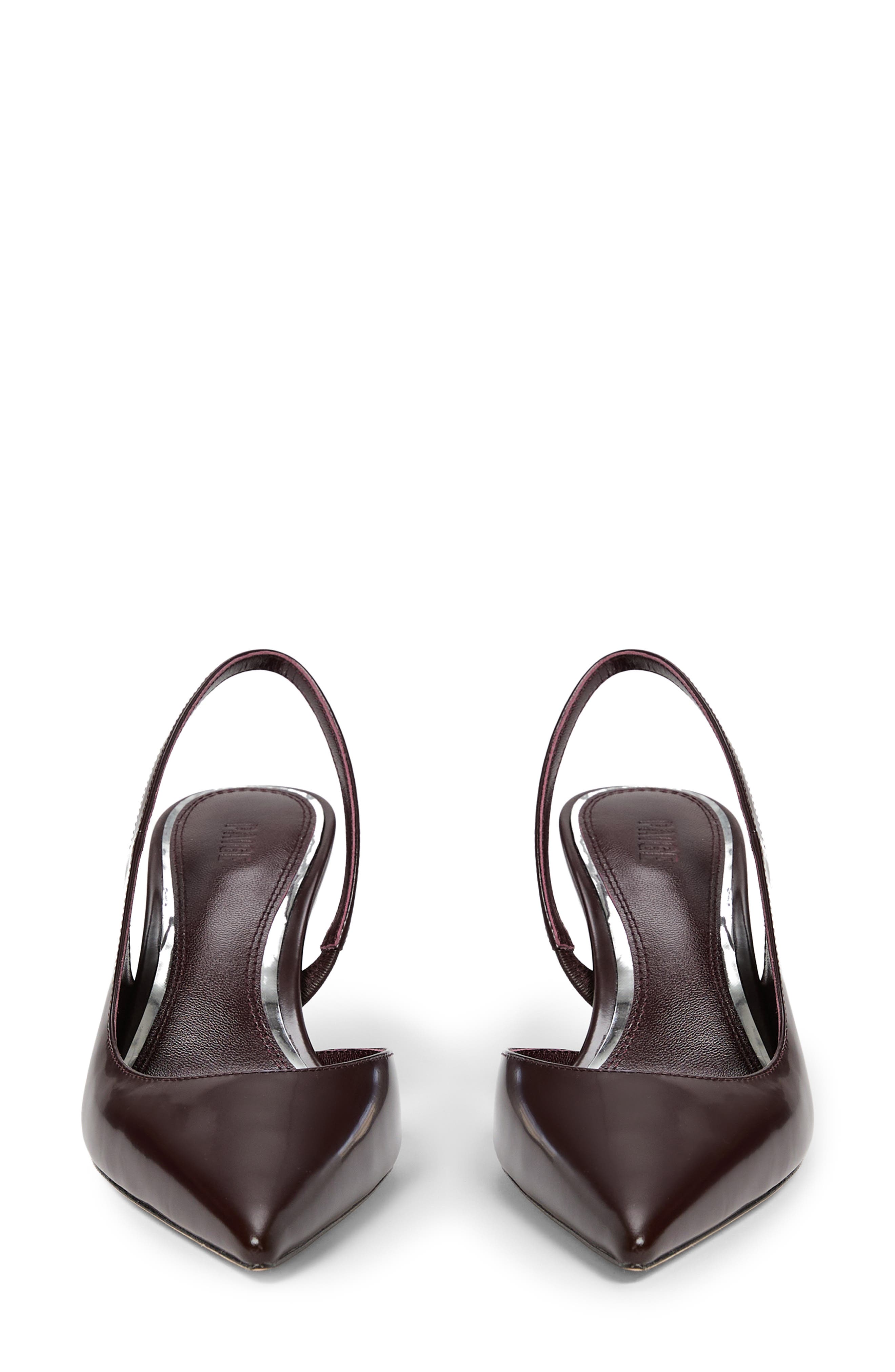Aven Pointed Toe Slingback Pump, Alternate, color, BORDEAUX