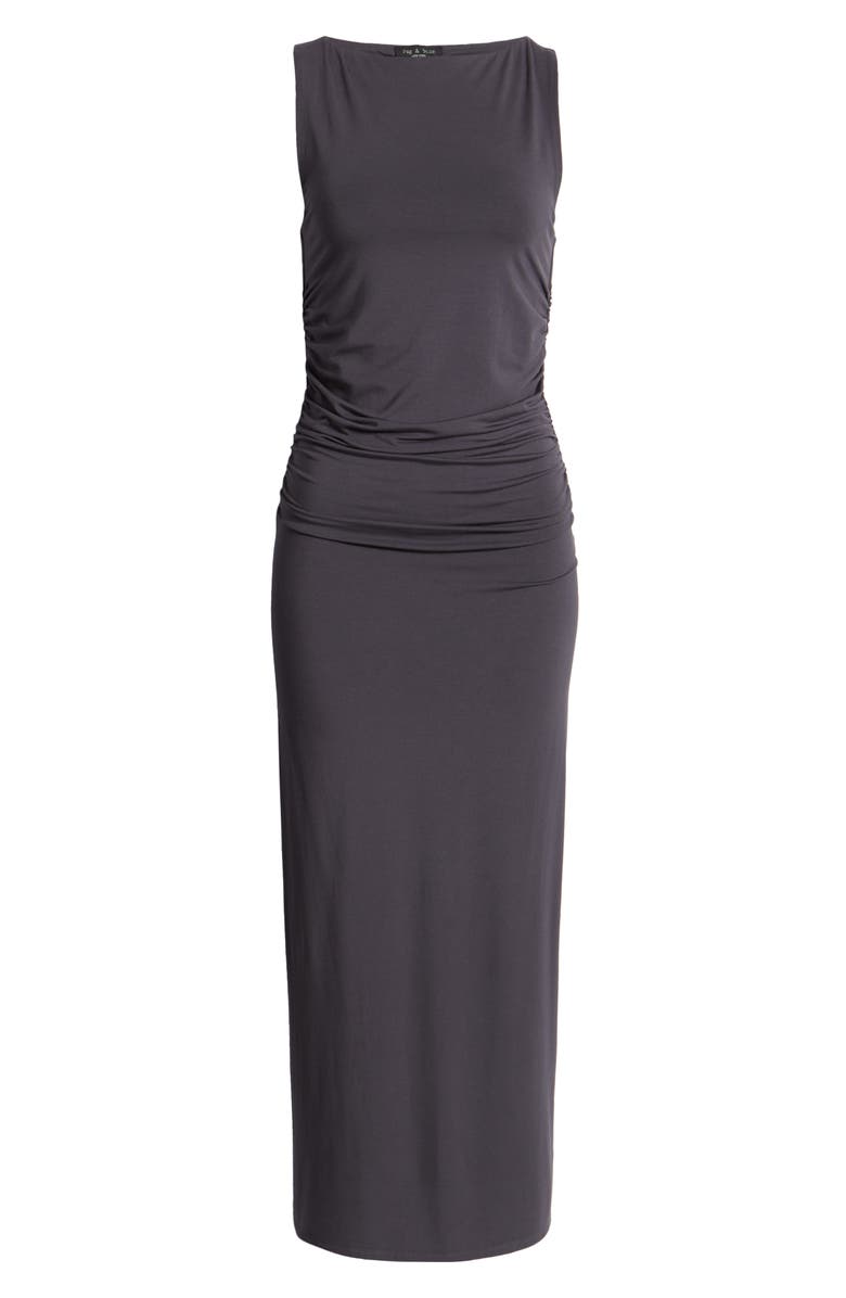 rag & bone Luca Sleeveless Stretch Dress, Alternate, color, Wet Iron