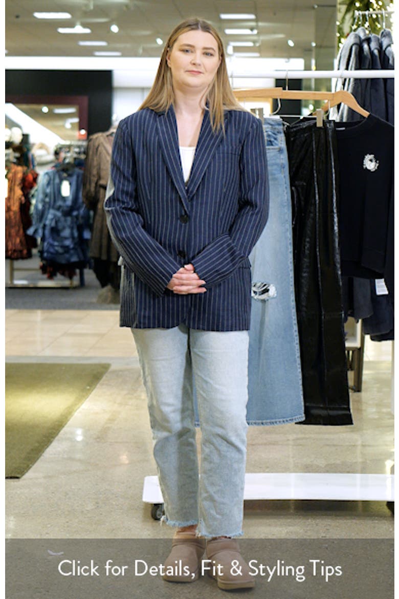 Stripe Oversize Blazer video