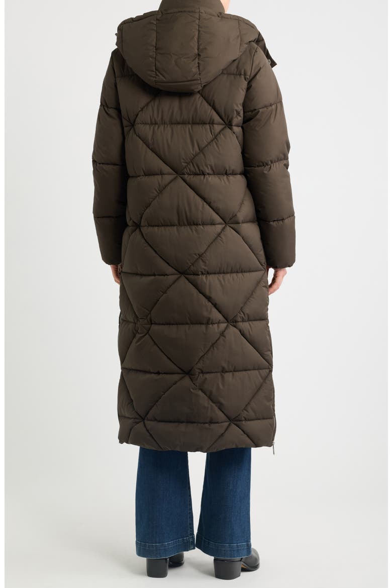 Quilted Puffer Coat with Removable Hood, Alternate, color, CAF NOIR