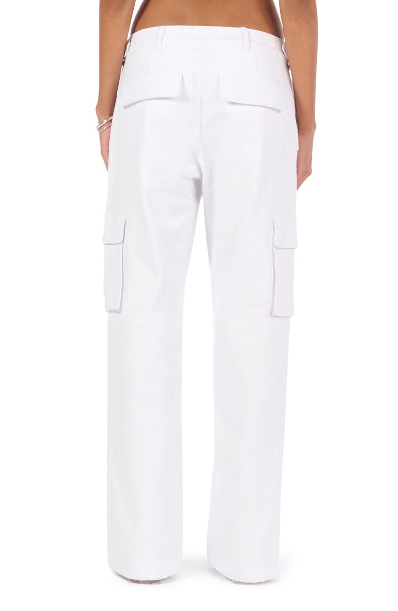 Naked Wardrobe Cargo Pants, Alternate, color, White