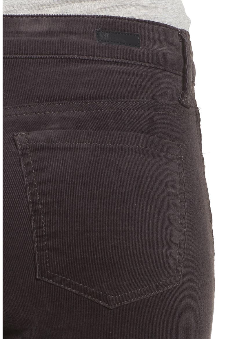 Karen Bootcut Corduroy Pants, Alternate, color, ANNECY CHARCOAL