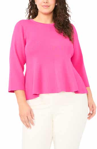 Rib Peplum Sweater